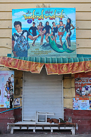 Yangon street scene