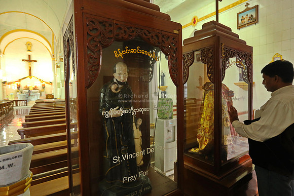 Mandalay Sacred Heart Cathedral interior