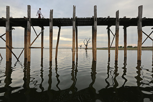 Mandalay Amarapura U Bein Bridge