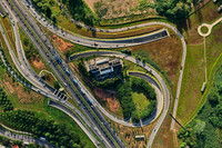 13 Marina Coastal Expressway top down aerial shot from a helicopter , ARN_4700