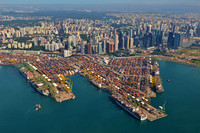 16 Port of Singapore (PSA) Keppel Terminal aerial photo taken from a helicopter ARN_5032