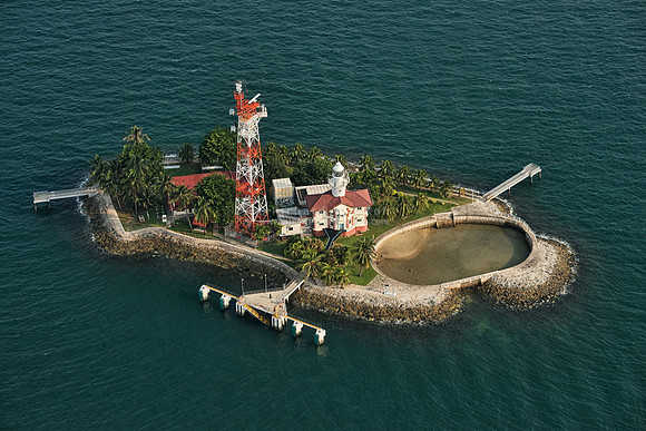 Aerial photo over Singapore