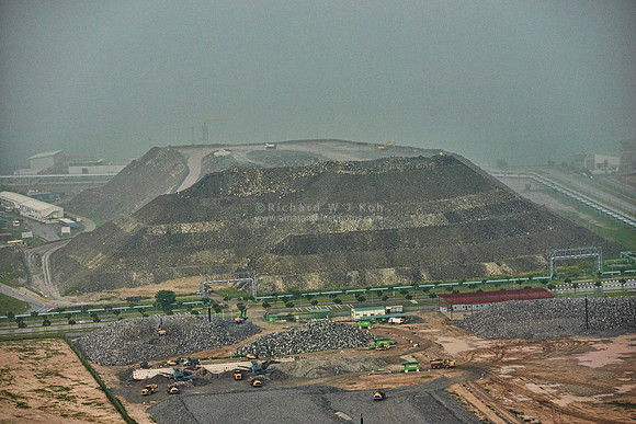Aerial photo over Singapore