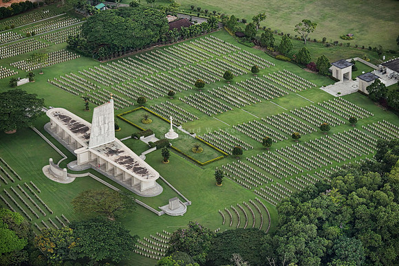 Aerial photo over Singapore