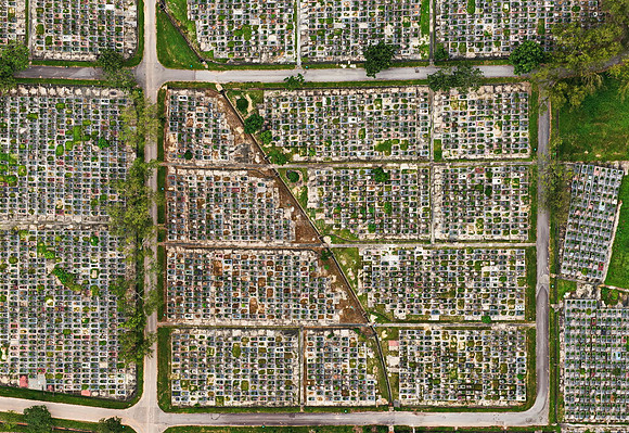 Aerial photo over Singapore