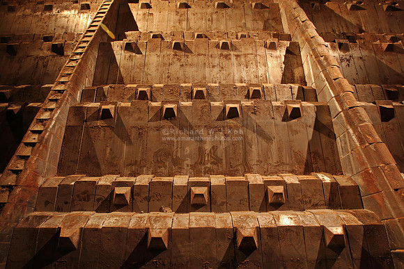 Waste incinerator interior