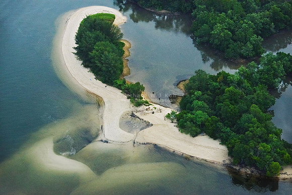 Aerial photo over Singapore