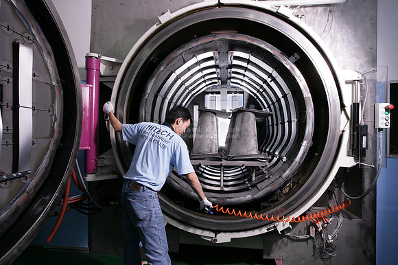 Heat treatment for aircraft engine components